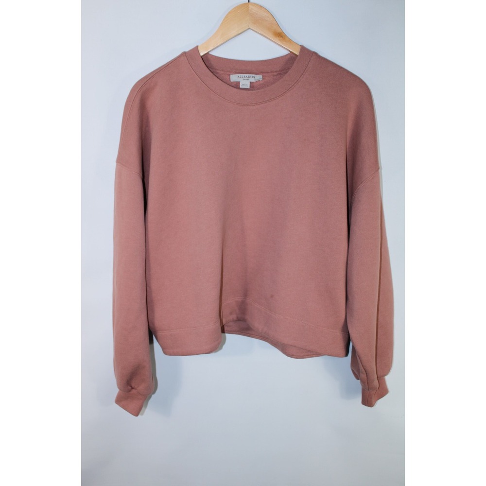 Allsaints Women's Small Light Brown Crew Neck Lila Sweat